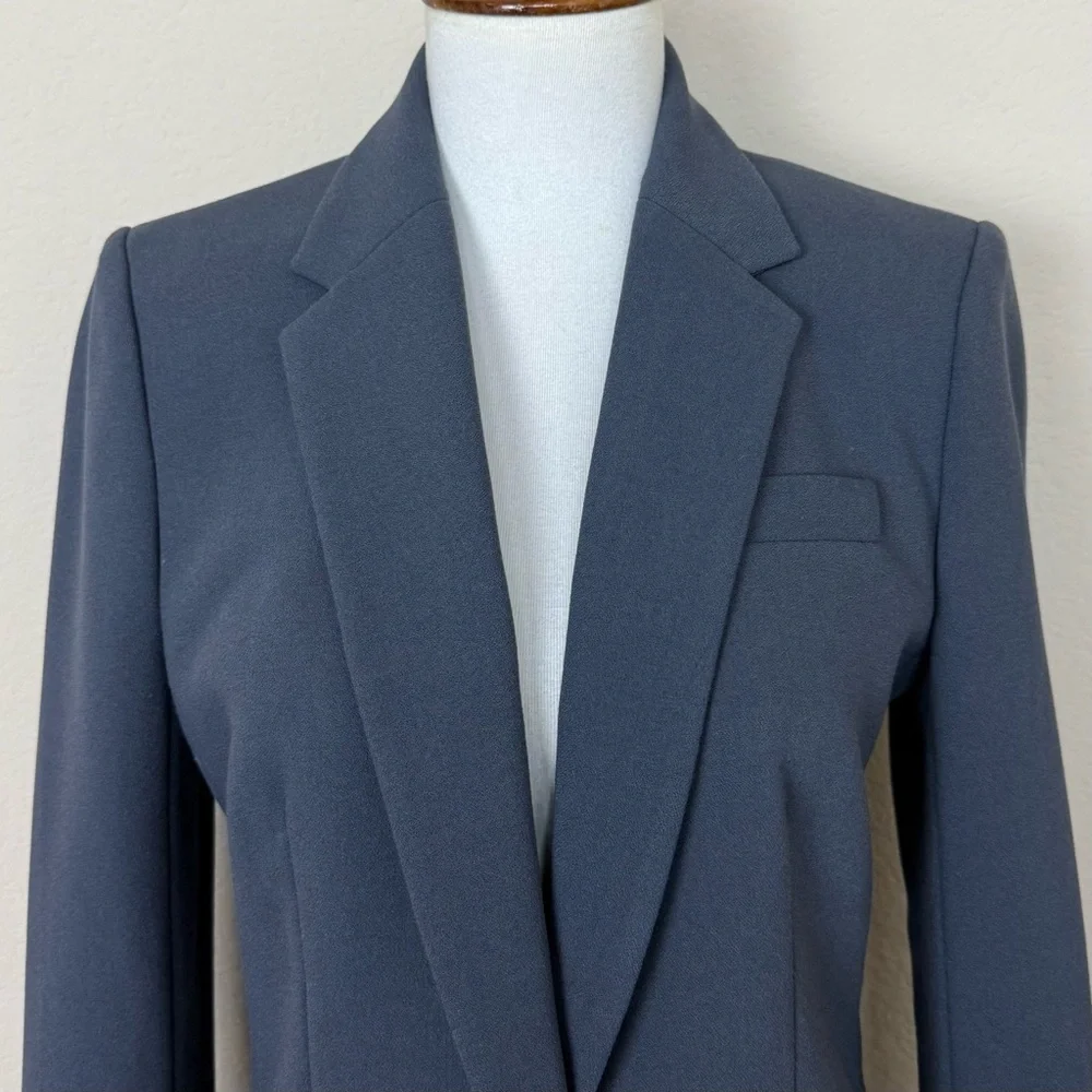 J. Crew Single‎ Button Blazer Jacket in Bonded Crepe